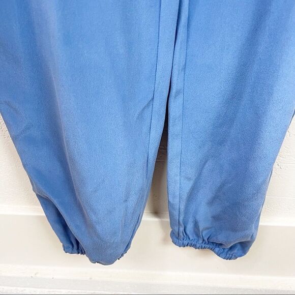 Joie Blue Silk Tank Top Jumpsuit Medium - Picture 4 of 12